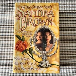 Vintage Hardcover Book ~ Three Complete Novels By: Sandra Brown